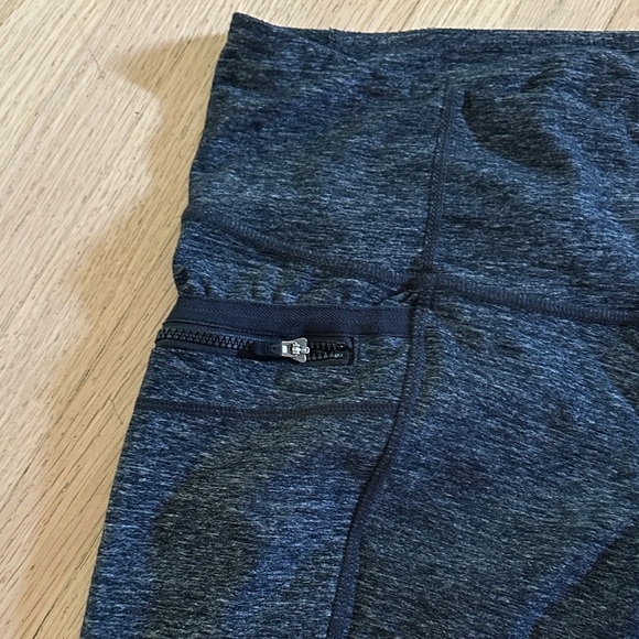 Lululemon Insight Pant Leggings Black Deep Coal Slub Denim Size 8 limited e - Picture 3 of 10